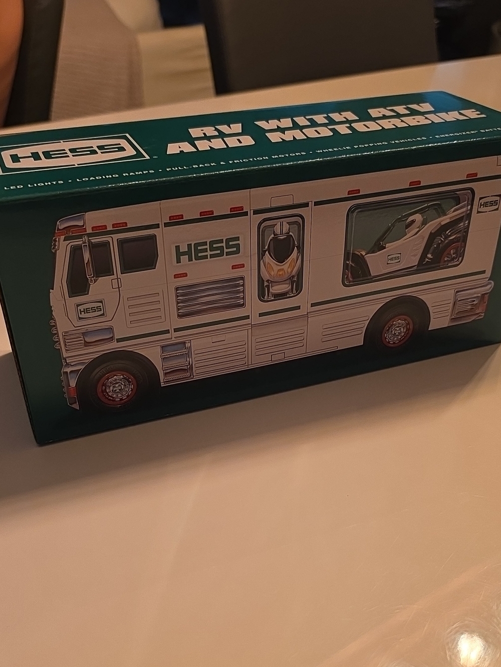 2018 NIB Hess RV with ATV and Motorbike